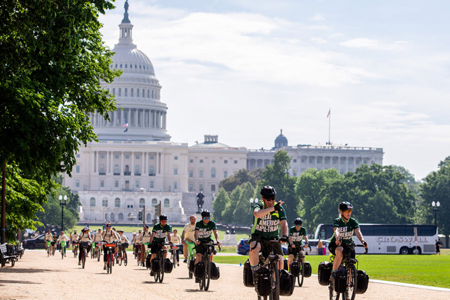 Warrior Expeditions bike ride to commemorate 5th anniversary of Great American Rail-Trail | Photo by Mariah Miranda Photography