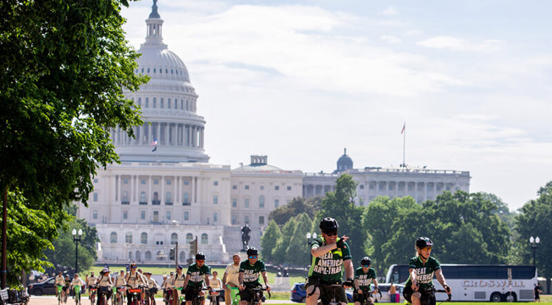 Group bike ride with Warrior Expeditions | Photo by Mariah Miranda Photography