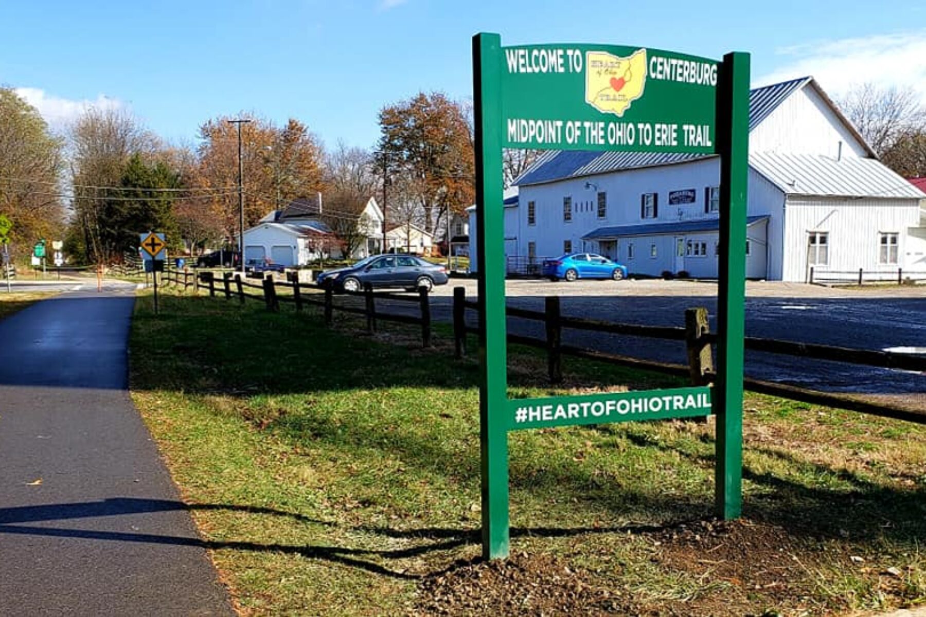 Heart of Ohio Trail and Centerburg Mill in 2016 | Photo by Gloria Parsisson