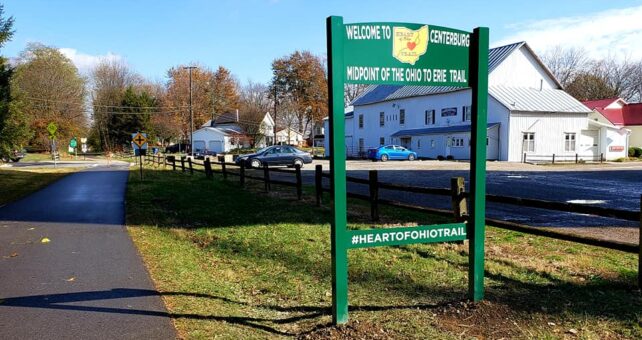 Heart of Ohio Trail and Centerburg Mill in 2016 | Photo by Gloria Parsisson