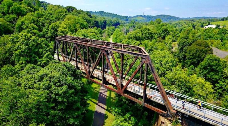 Panhandle Trail located in West Virginia and Pennsylvania | Photo by Milo Bateman