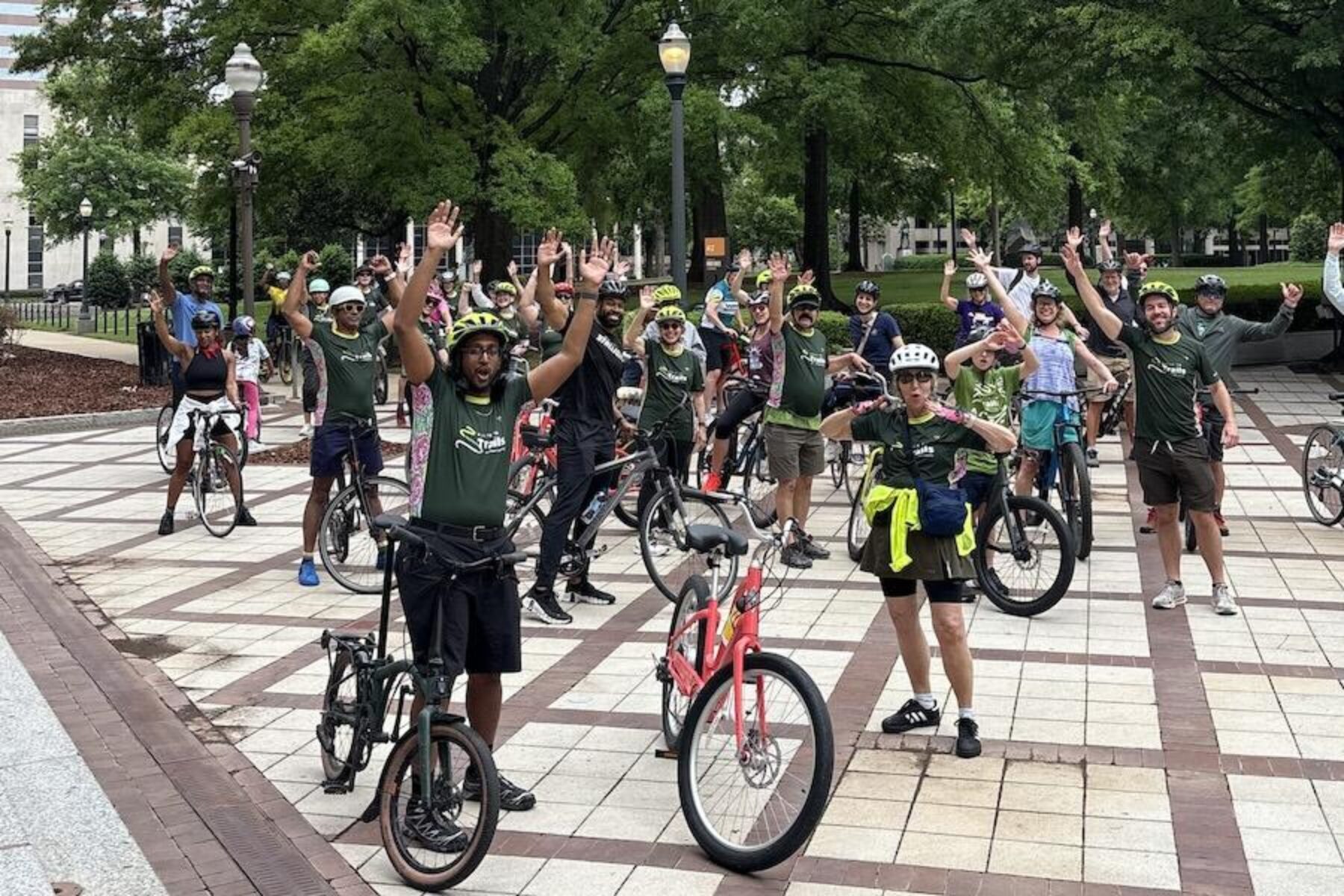 Bike ride at the Market at Pepper Place in Birmingham, AL | Photo by Brandi Horton