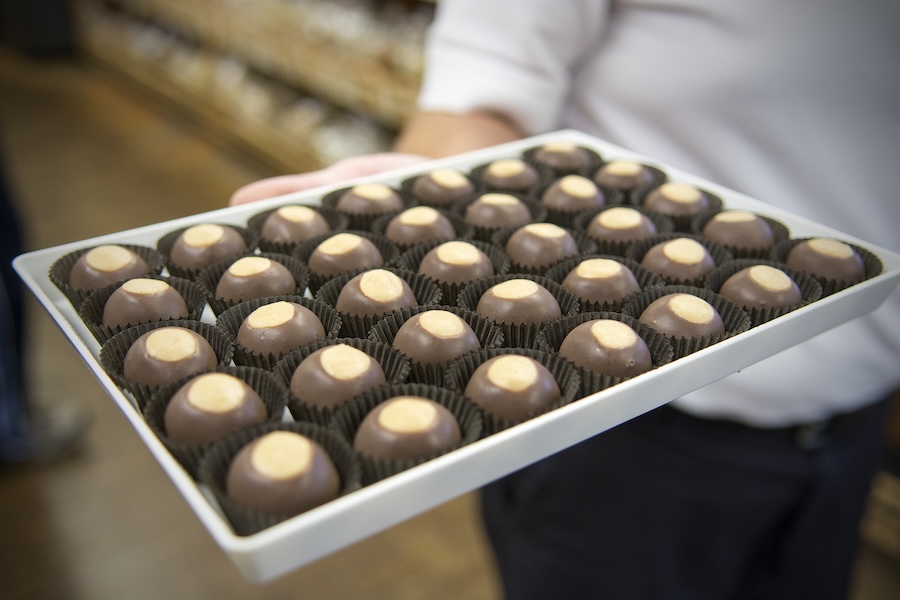Buckeyes from Krema Nut Company in Ohio | Photo courtesy Wendy Pramik