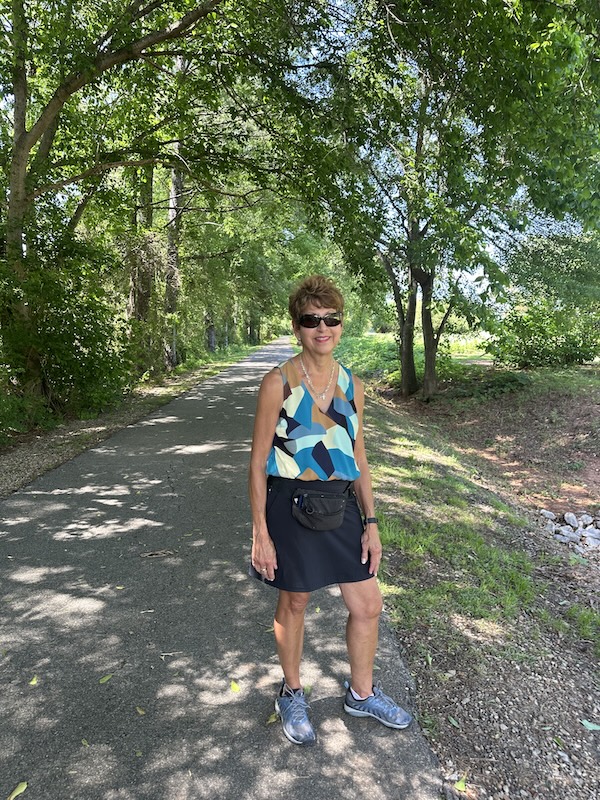 Rachel Rogers along the Chief Ladiga Trail in Jacksonville, Alabama | Photo by Javacia Harris Bowser