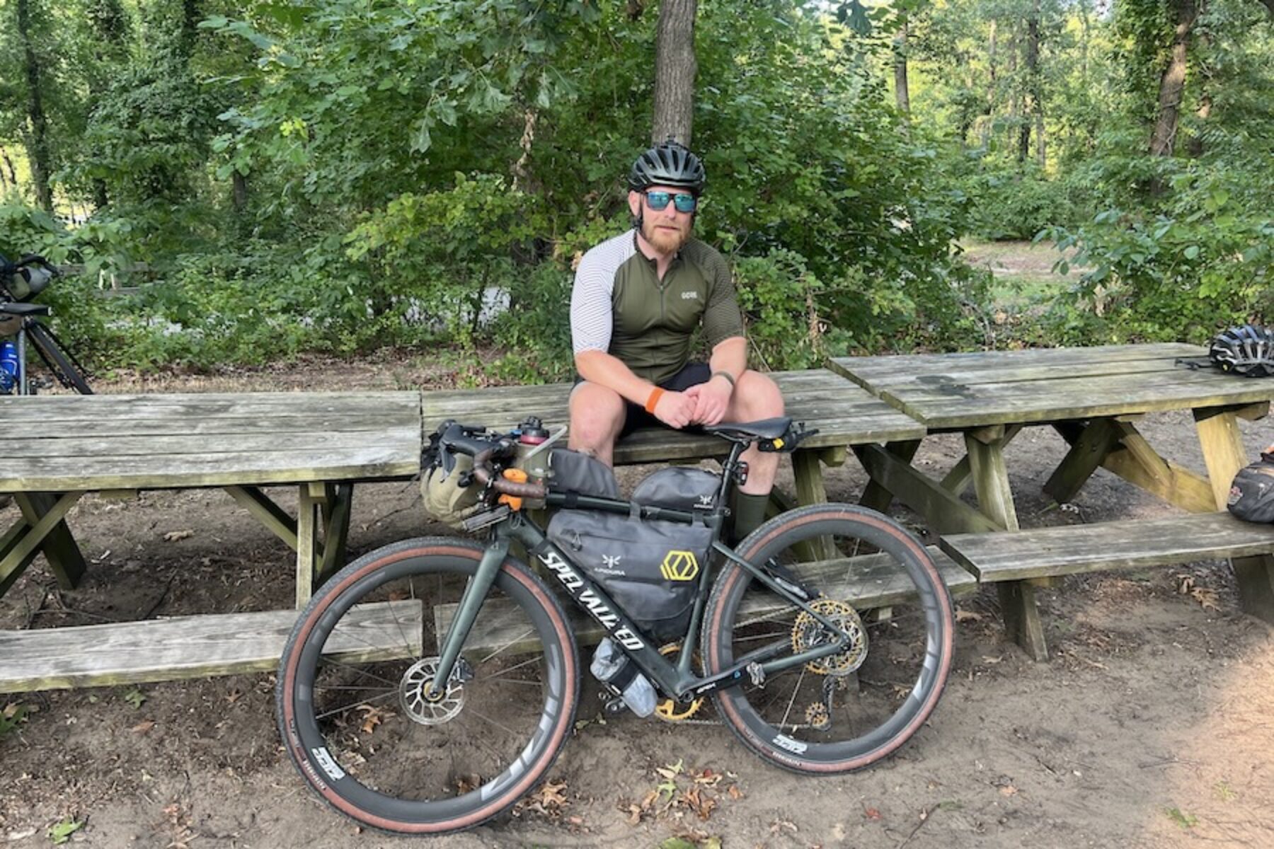 Robert Ordway took an 825-mile bike ride in 2024 from Washington, D.C., to Indiana to raise money for ALS research. | Courtesy Robert Ordway