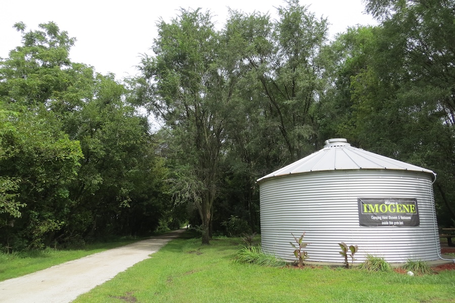 Imogene trailhead along Iowa's Wabash Trace Nature Trail | Photo by Laura Stark