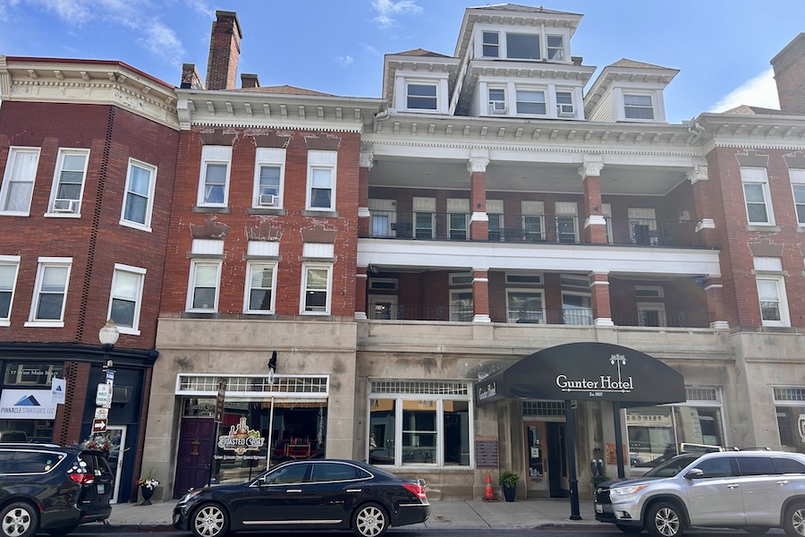 Hotel Gunter in Frostburg, Maryland | Photo by Ashlee Stimpson