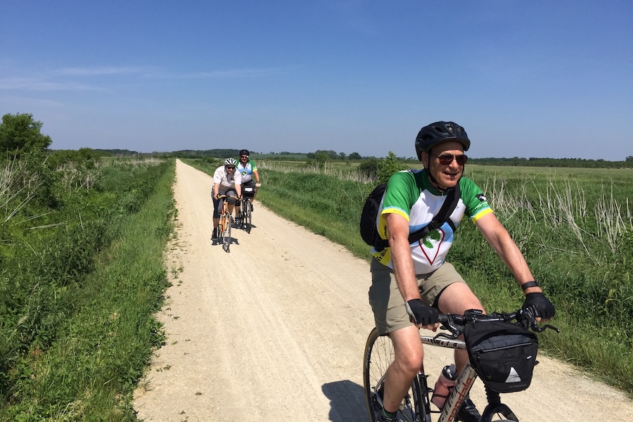 Former RTC President Keith Laughlin on the Route of the Badger in Southeast Wisconsin | Photo by Ben Carter