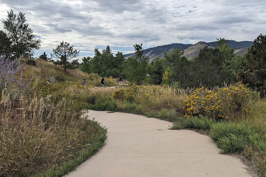 Late September natural beauty along the trail, State Highway 93 Trail - Photo by Laura Stark