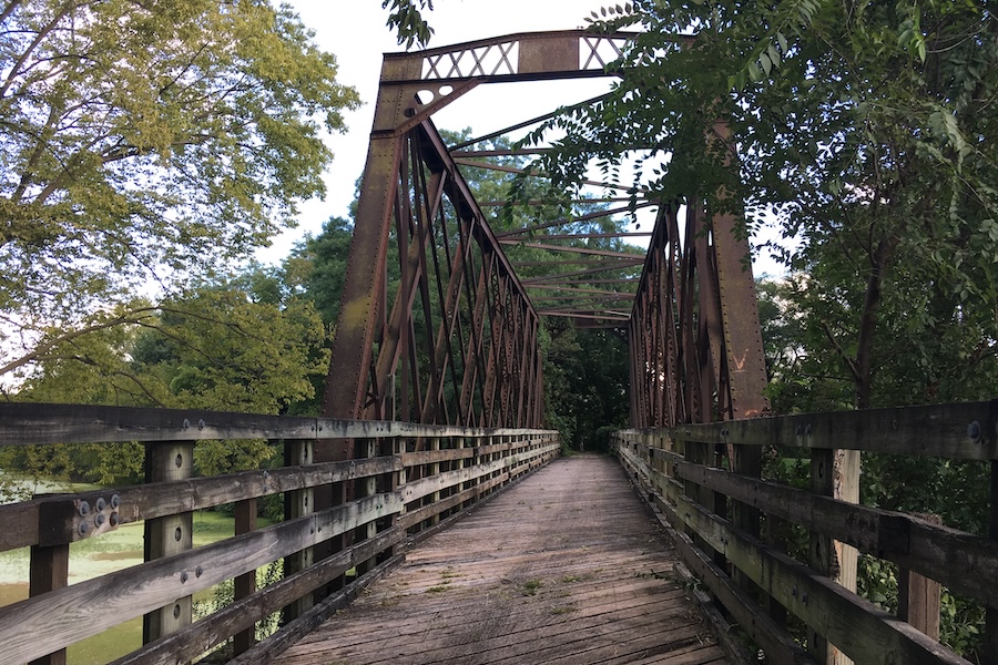Trestle in Morris, Illinois, along the Illinois & Michigan Canal State Trail | Photo by Ryan Cree