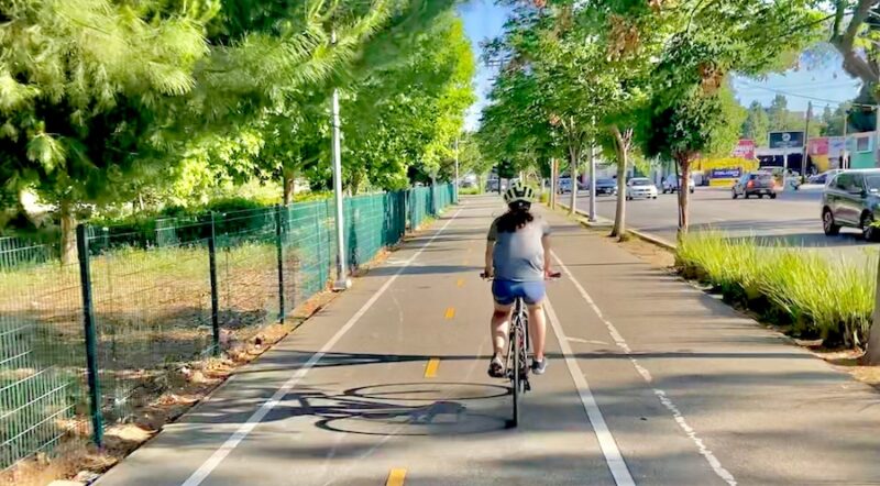 Active Transportation - California's Orange Line Bike Path | Photo by Ben Kaufman