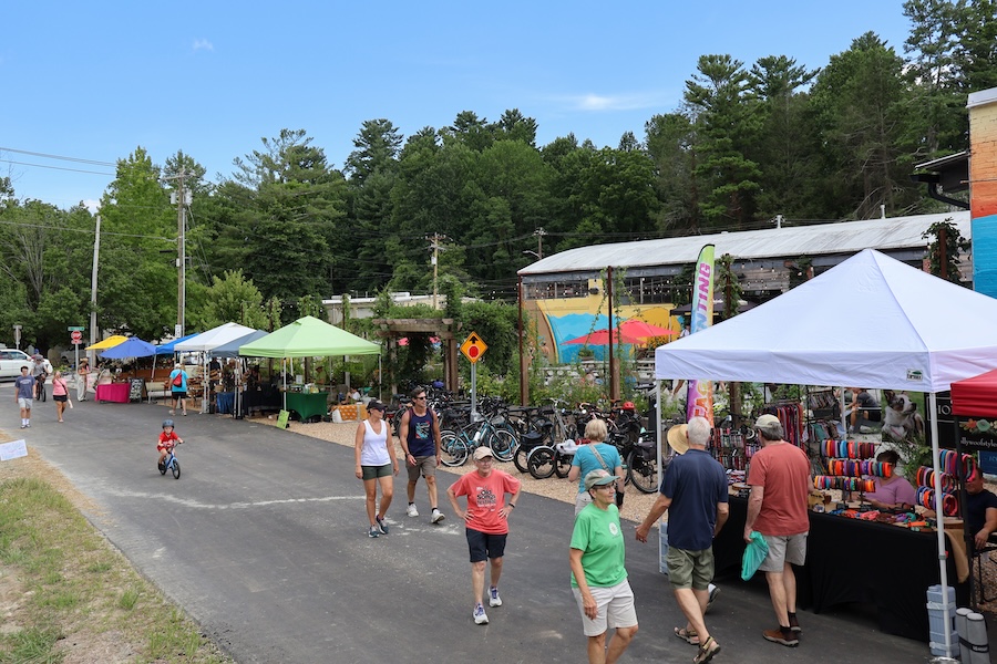 Lennox Station along North Carolina's Ecusta Trail | Photo by Craig Distl, courtesy Visit Hendersonville