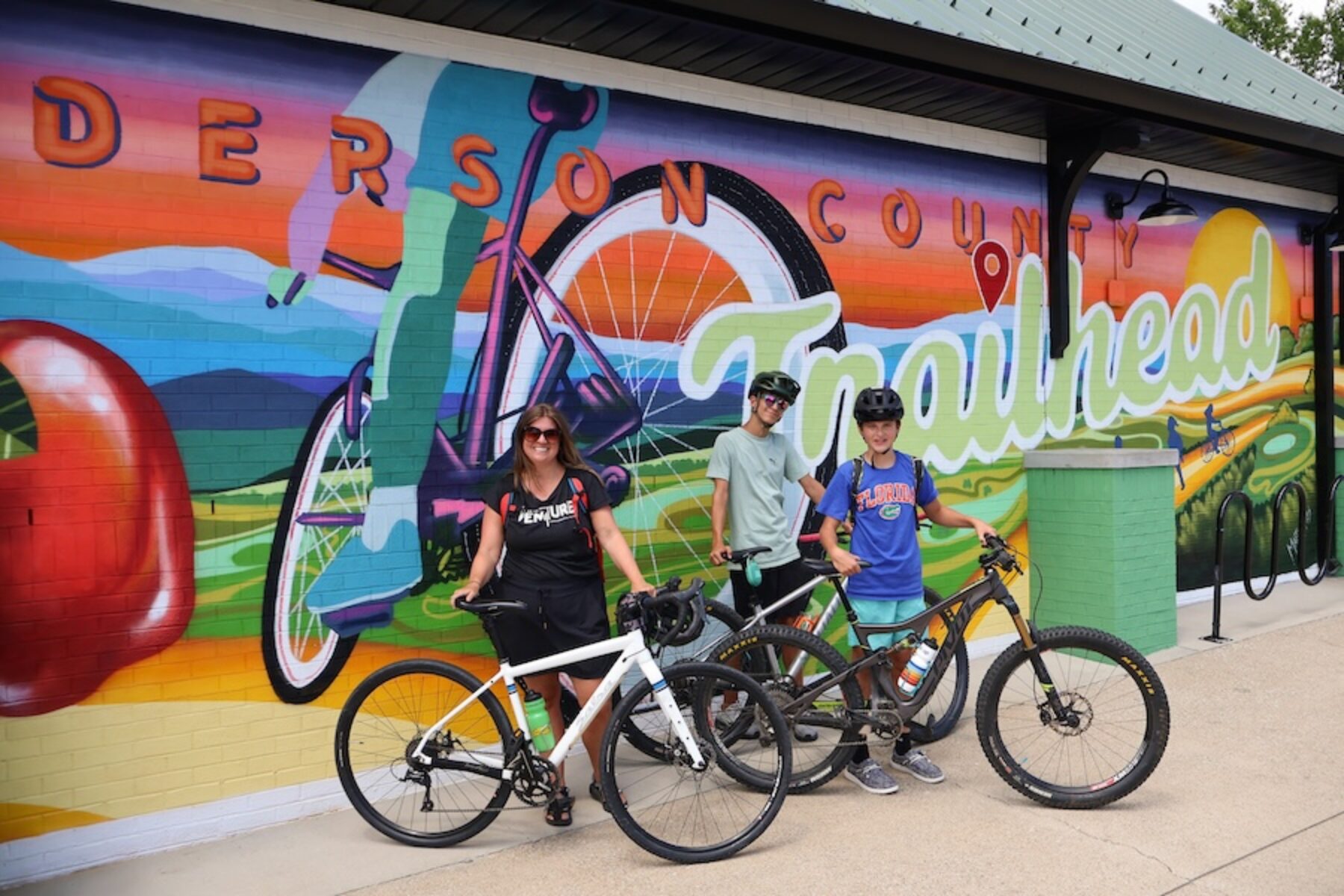 Mural along North Carolina's Ecusta Trail | Photo by Craig Distl, courtesy Visit Hendersonville