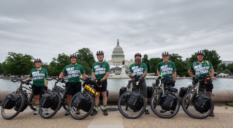 Warrior Expeditions 2026 Great American Rail-Trail ride kick off at the Capitol | Photo by Cedric Craig