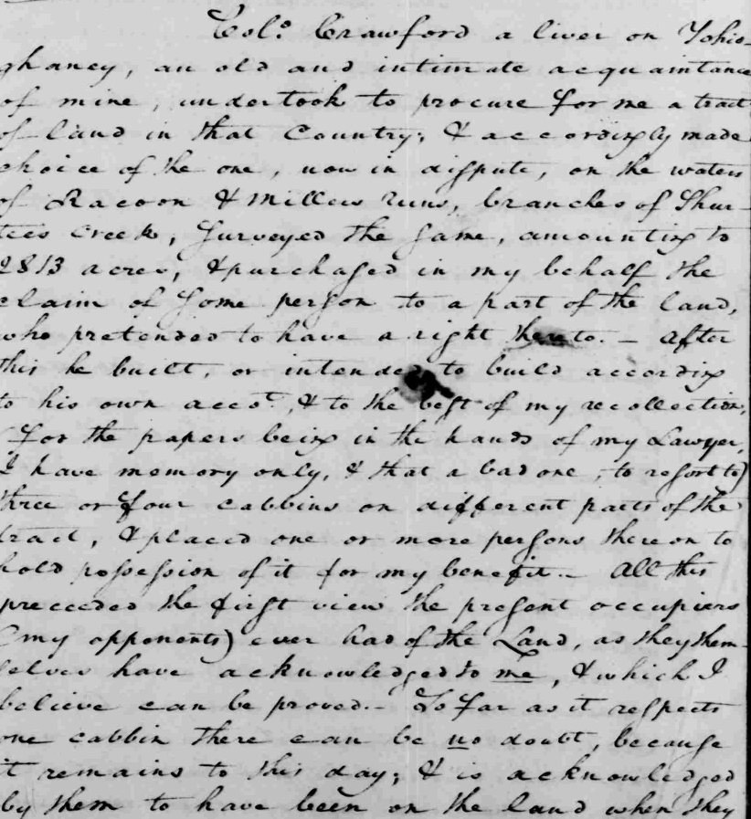 Letter from George Washington to John Harvie on March 19, 1785
