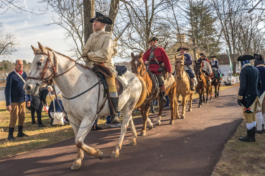 Washington Crossing Park re-enactment | Photo by Brian Wager, BWags Photography, courtesy Friends of
Washington Crossing Park