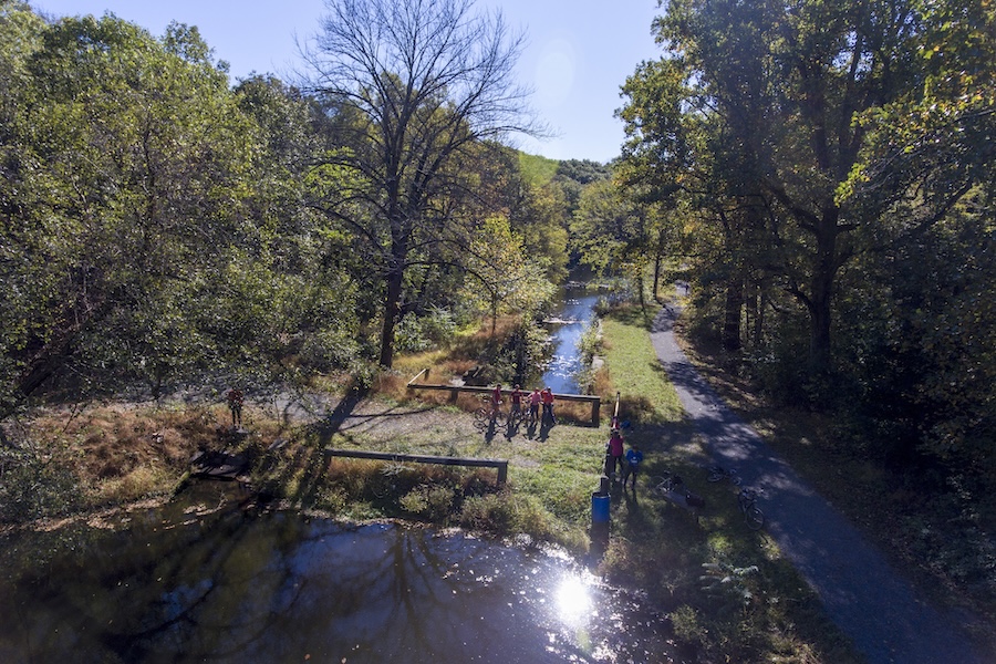 The Delaware & Lehigh Trail (D&L Trail) in Pennsylvania | Courtesy Pocono Biking