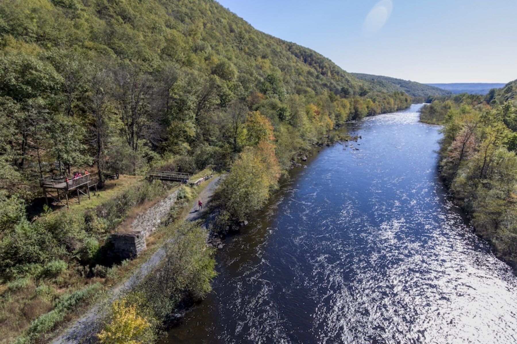 The Delaware & Lehigh Trail (D&L Trail) in Pennsylvania | Courtesy Pocono Biking
