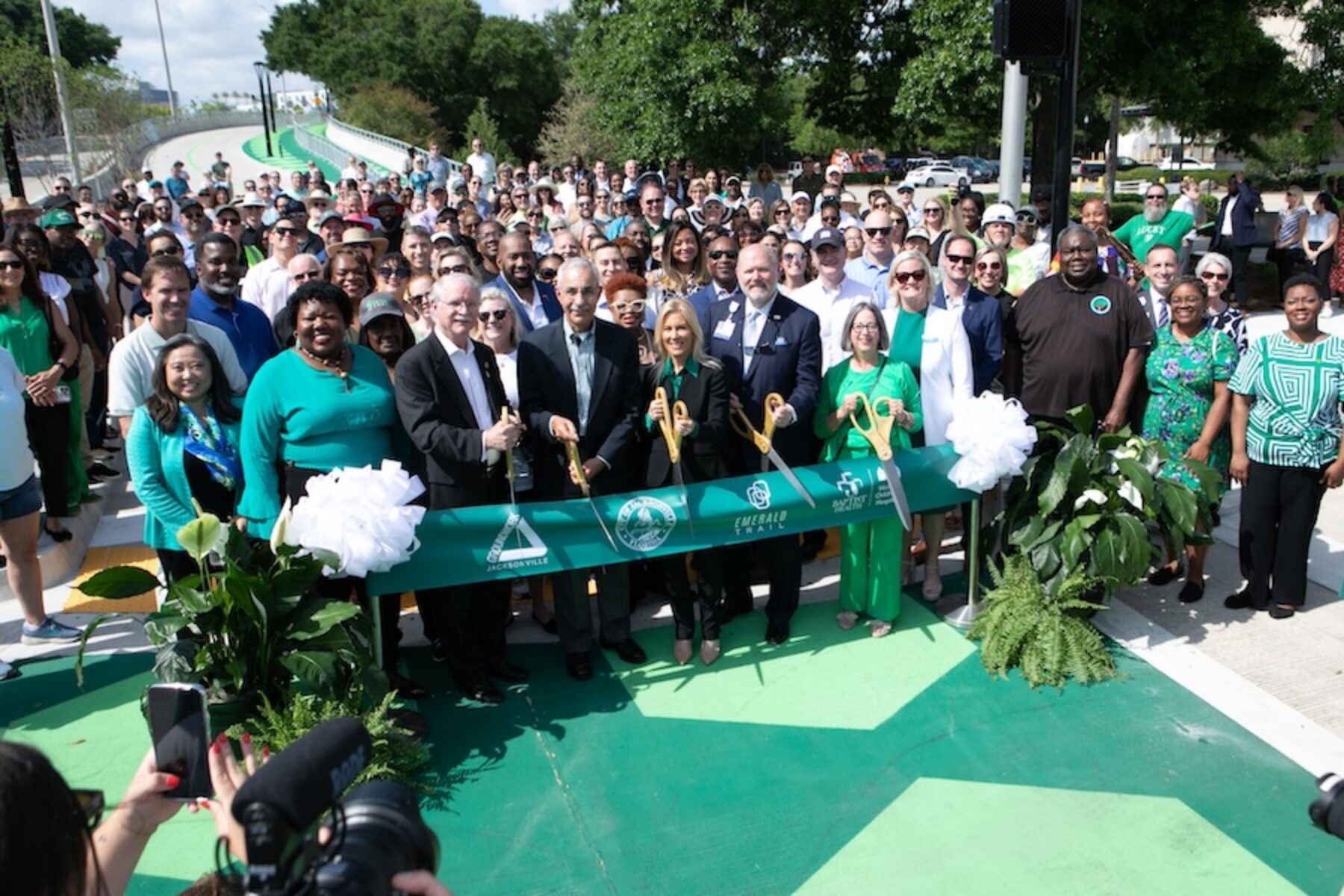 LaVilla Link ribbon-cutting event in 2024 | Photo courtesy Groundwork Jacksonville