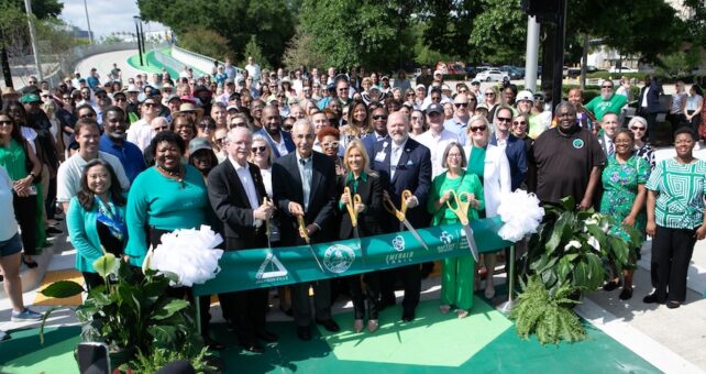 LaVilla Link ribbon-cutting event in 2024 | Photo courtesy Groundwork Jacksonville