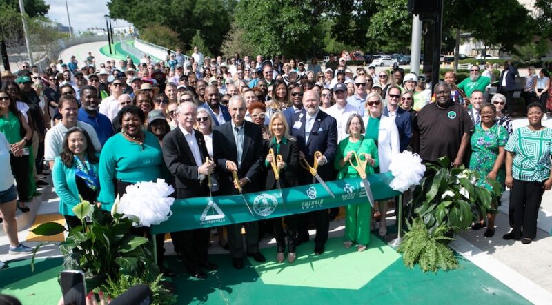 LaVilla Link ribbon-cutting event in 2024 | Photo courtesy Groundwork Jacksonville