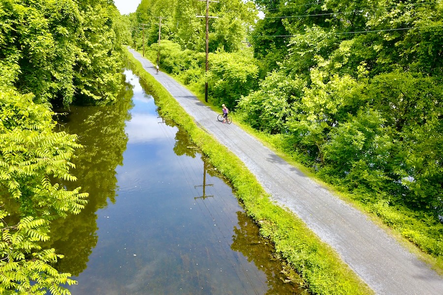 Pennsylvania's Delaware & Lehigh Trail | Photo by Milo Bateman