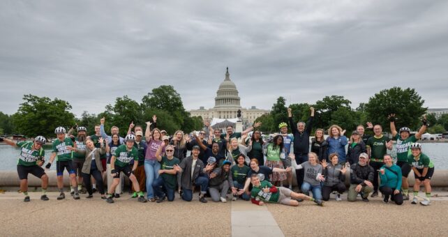 Warrior Expeditions 2026 Great American Rail-Trail ride kick off at the Capitol | Photo by Cedric Craig