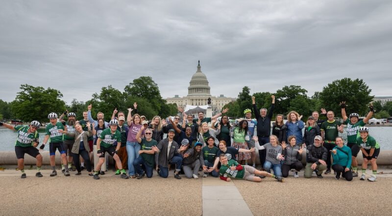 Warrior Expeditions 2026 Great American Rail-Trail ride kick off at the Capitol | Photo by Cedric Craig