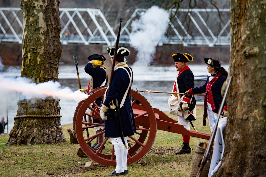 Revolutionary War re-enactment at Washington Crossing Park | Photo by gsheldon, courtesy iStock