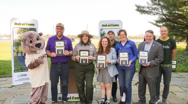 Hall of Fame induction ceremony for the Mount Vernon Trail | Photo by Albert Ting