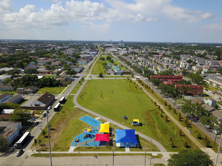 Lafitte Greenway Aerial | Photo courtesy NORD
