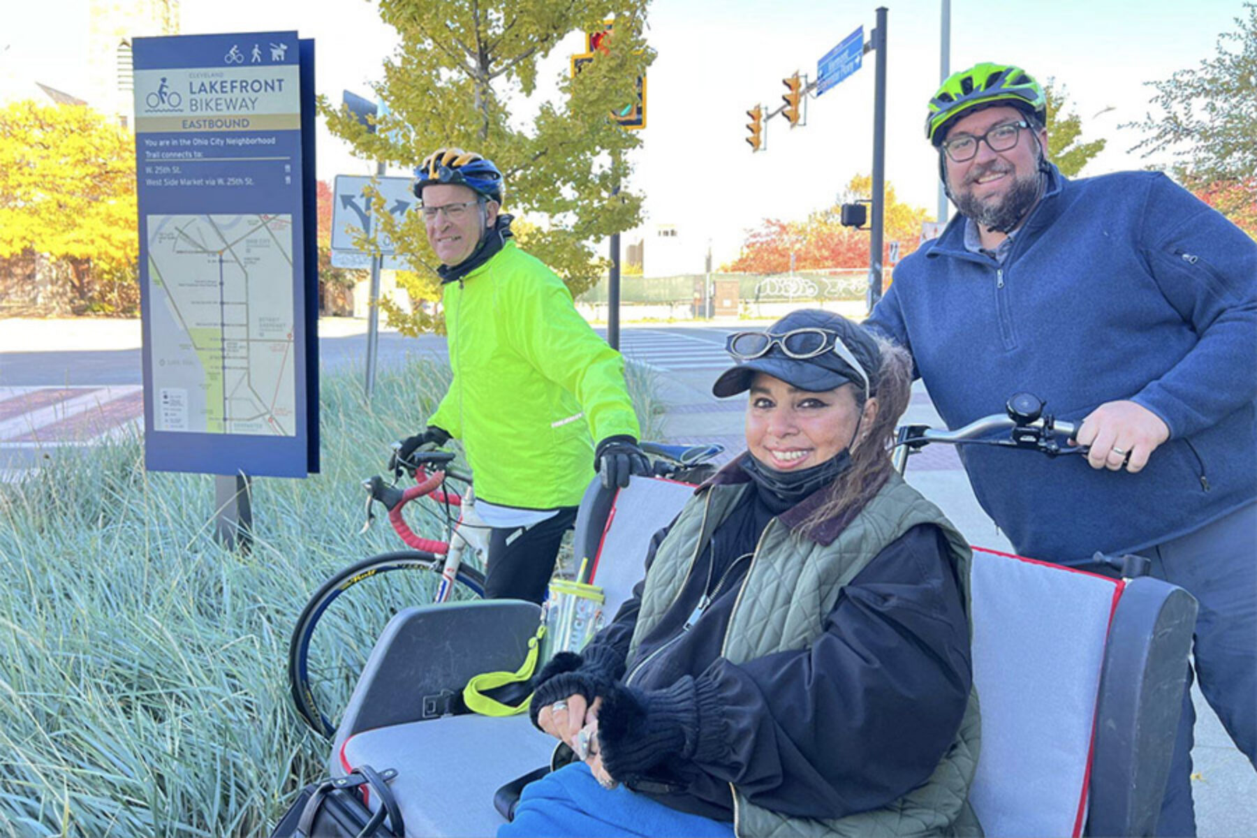 RTC board members in Clevelend, OH. Left to right: Mark Filippell, Juliette Rizzo and Noel Kegel | Photo courtesy RTC
