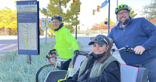 RTC board members in Clevelend, OH. Left to right: Mark Filippell, Juliette Rizzo and Noel Kegel | Photo courtesy RTC