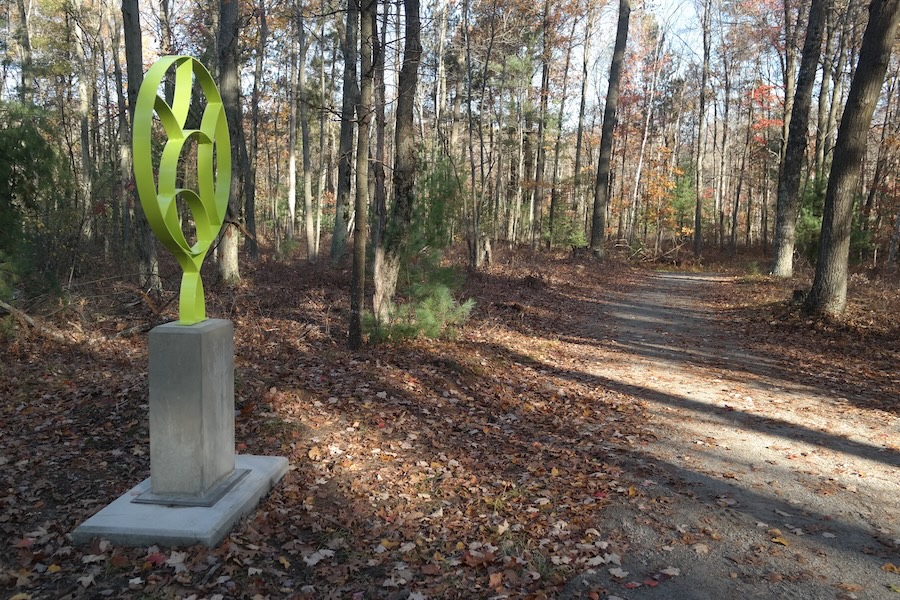 Sculpture along the Mary Hofer Walking Trail | Photo courtesy John Hofer