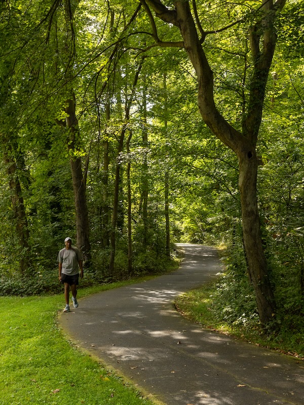 Walker on Virginia's Mount Vernon Trail | Photo courtesy Friends of the Mount Vernon Trail copy