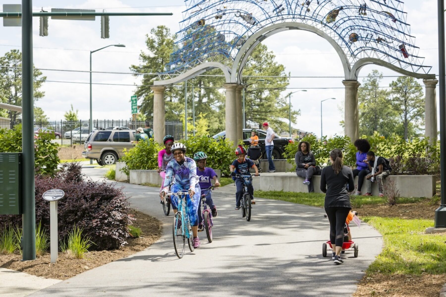 Greensboro's Wheels on the Greenway event | Photo by Ted Partrick