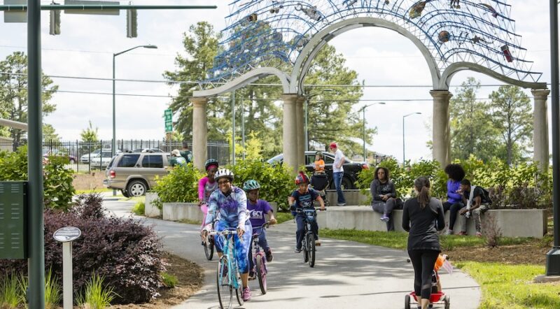 Greensboro's Wheels on the Greenway event | Photo by Ted Partrick